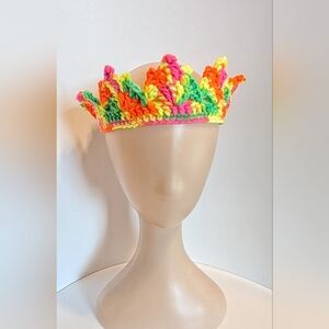 NEW, Crochet crown, handmade, costume, cosplay